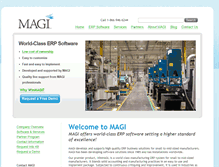 Tablet Screenshot of magierp.com